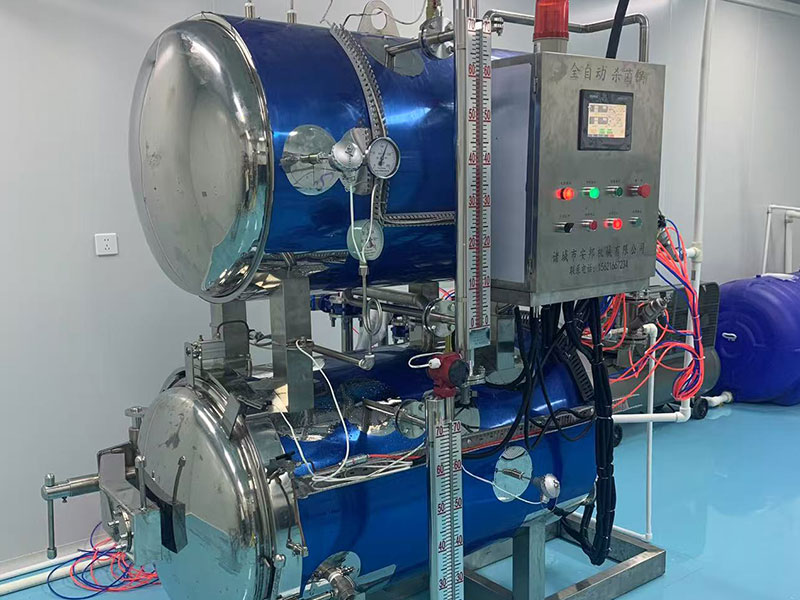 內蒙殺菌鍋現(xiàn)場